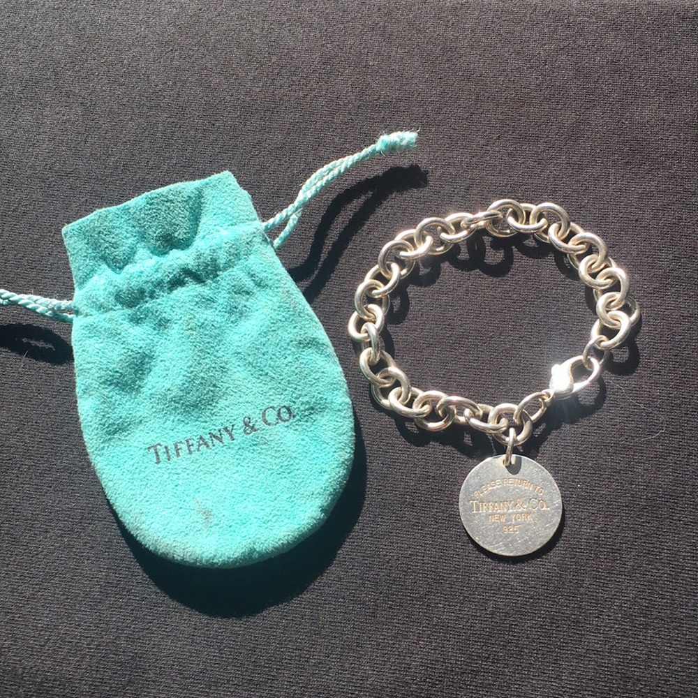 Tiffany & Co. charm bracelet. Engraved “J”